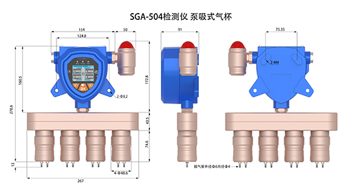 防爆型多合一硫氫乙烷氣體檢測儀