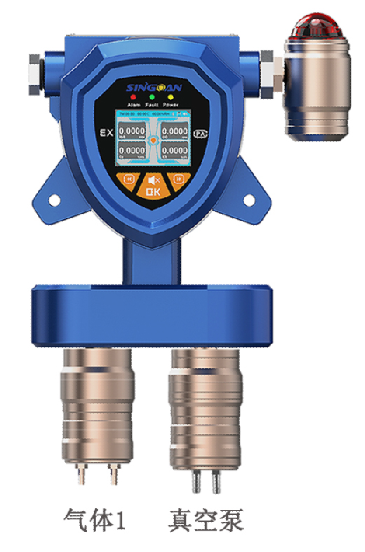 固定一体泵吸式正丙酸乙酯气体检测仪探头