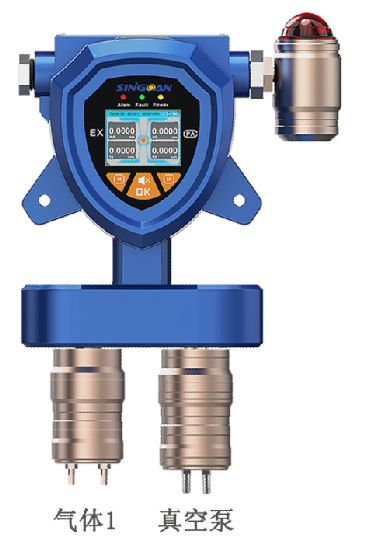 固定一体泵吸式丙烷气体传感器探头