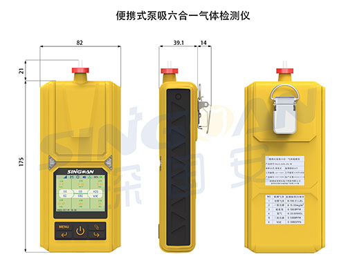 便攜多合一泵吸式二丙基檢測儀