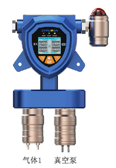 固定一体泵吸式二甲基酮气体传感器探头