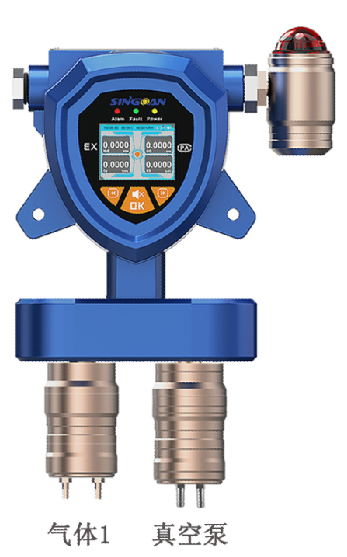 固定一体泵吸式甲基乙醛气体传感器探头