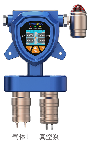 固定一体泵吸式甲苯气体传感器探头