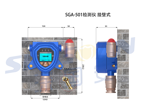 在线式氯化氢气体探测仪