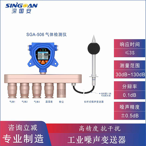 固定防爆型六合一噪声检测仪